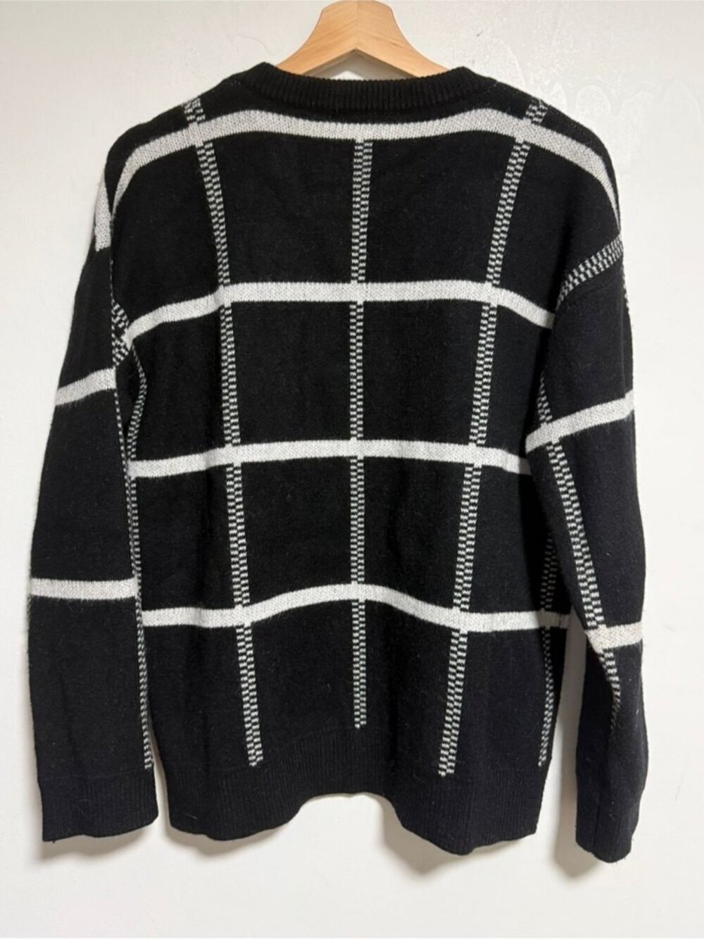 Loved + Adored Windowpane Knit Sweater - Small - Picture 8 of 9